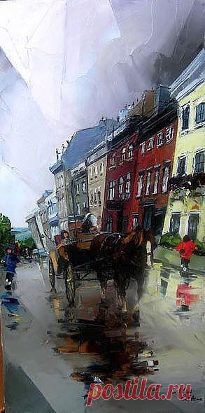 Канадский художник Albini Leblanc. Миниатюры мастихином | Usenkomaxim.ru