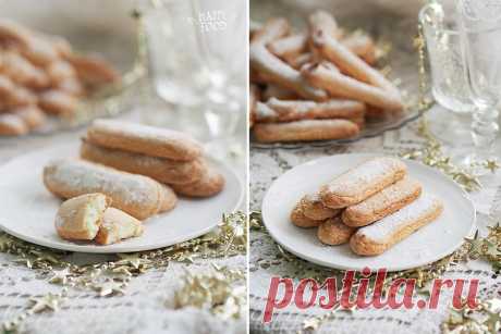 Домашнее печенье Савоярди (бисквитное печенье) - Homemade Savoiardi (biscuit cookies): my_happyfood