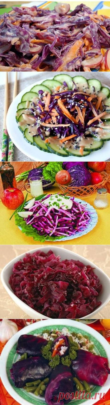 Краснокочанная капуста, или как приготовить синие щи / Простые рецепты