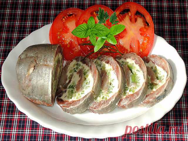 РУЛЕТИК ИЗ СЕЛЬДИ | Самые вкусные кулинарные рецепты