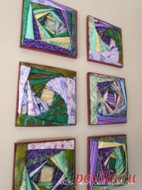 Мастер-Класс по шитью декоративного панно в стиле пэчворк