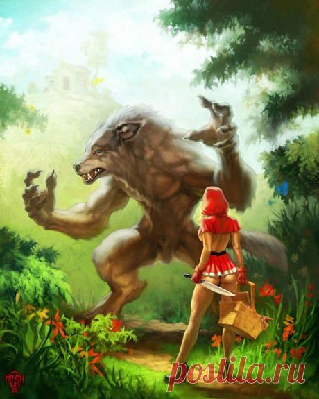 Серый Волк и Красная Шапочка. Анекдоты | МАЛЕНЬКАЯ СТРАНА МС