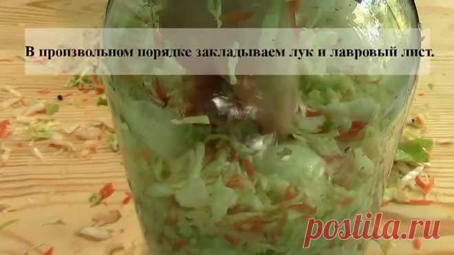 Рецепт Квашенная капуста. Как правильно  заквасить капусту.