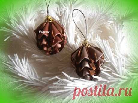 christmas ornaments, DIY tutorial, Christmas balls on the Christmas tree