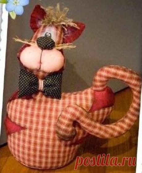 Текстильная игрушка "Кот". Выкройка.