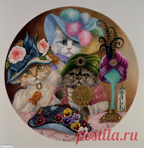 гламурные рисованные кошки - Поиск в Google