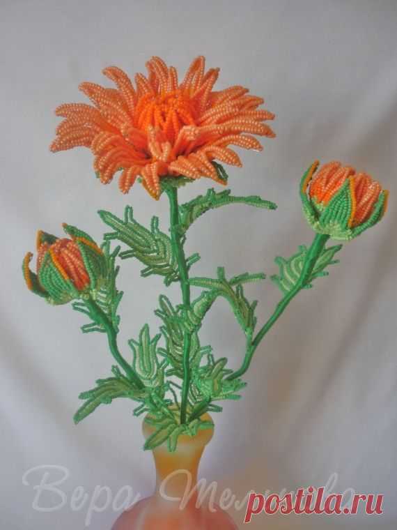 (64) Альбом пользователя Вера: георгин | Beaded flowers