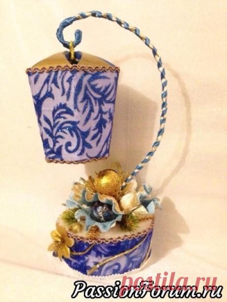 Фонарик из коробки конфет &quot;Вдохновение&quot;