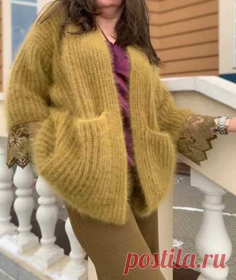 Кардиган из Ангоры от LETO2909, 09.02.2020 / Фотофорум на BurdaStyle.ru