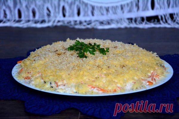 Салат с корейской морковкой