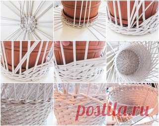 Мини МК по плетению из газетных трубочек