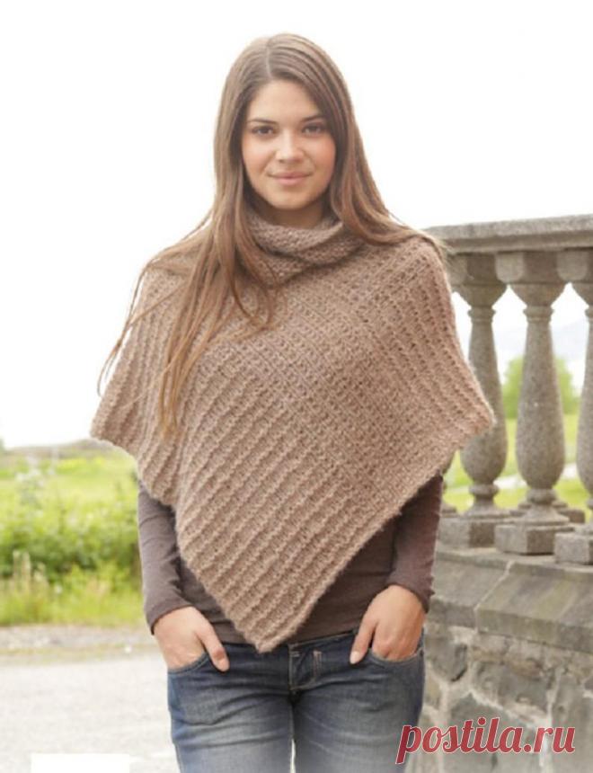 Вязаное пончо Вязаное женское пончо Вязаное пончо в стиле бохо | Etsy