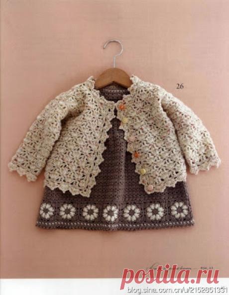Вязание Вязание - Графика: кардиган для ребенка