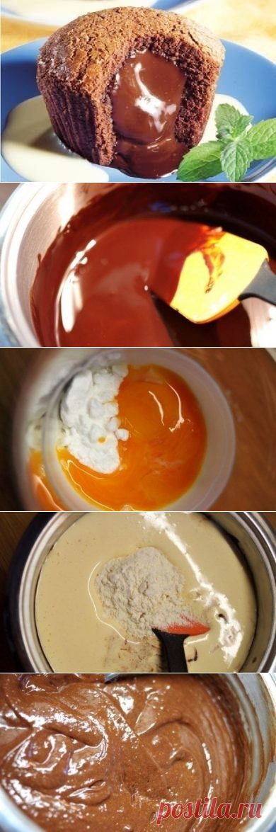 Как приготовить фондан шоколадный - рецепт, ингредиенты и фотографии
