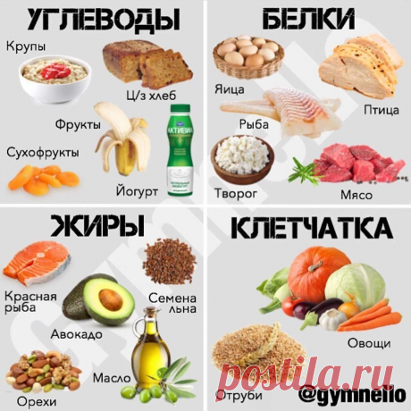 Шпаргалка по составлению рациона
