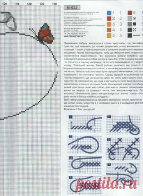 Контурная Вышивка Крестом