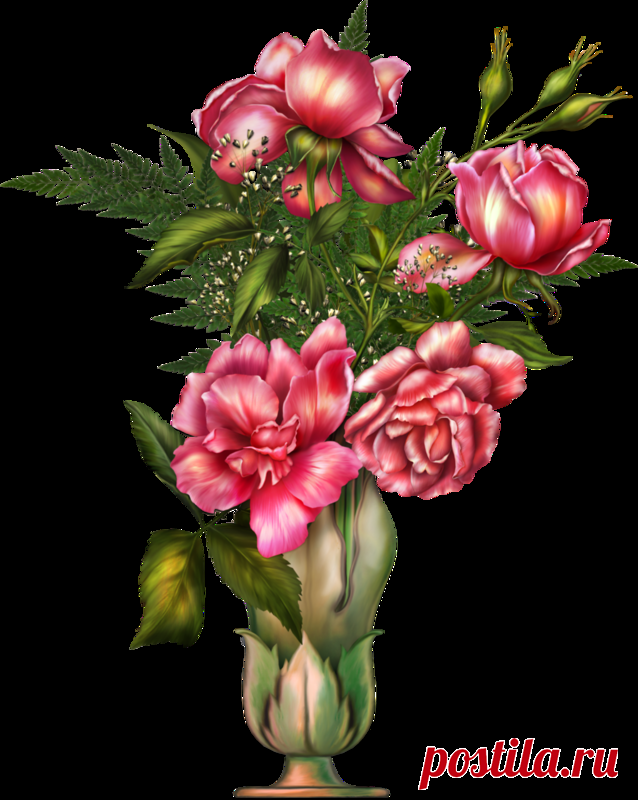 Цветы - Клипарты PNG - Клипарты у Анны.