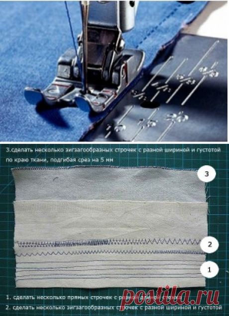 ИГОЛКА С НИТОЧКОЙ. Шитьё на машинке