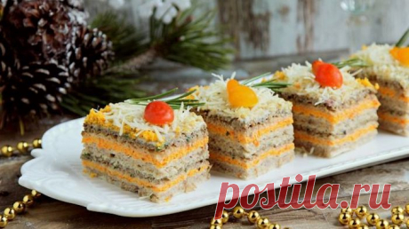 Селедочные тортики (вкусно, быстро и необычно)