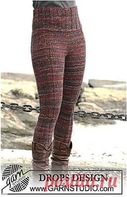 Штаны спицами из DROPS