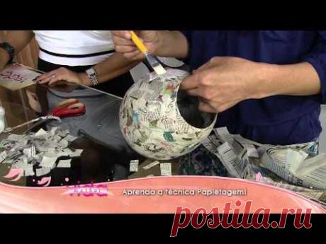 Aprenda a técnica Papietagem! - YouTube