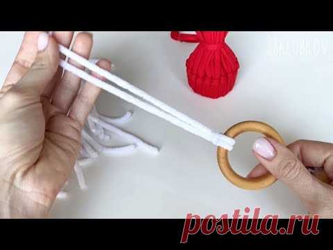 ЗАКАЗ НА 300 ШТУК🤩, НЕ УСТАЮ ДЕЛАТЬ ЭТУ КРАСОТУ ИЗ ОБРЕЗКОВ ПРЯЖИ!!! ИГРУШКА НА ЁЛКУ 🎄 - YouTube
