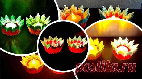 Diwali Crafts, Diwali Diya tutorial, Paper Diya making, 3D Origami, 3D Origami Tutorial, Paper Craft tutorial, Paper Crafting, Crafting Tutorial, Shalscrafts, 
Origami tutorial, 3D Origami Crafts,