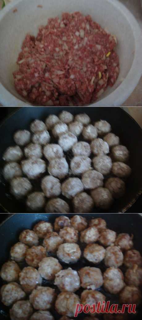 Тефтельки &quot;Пикколо&quot; с соусом.