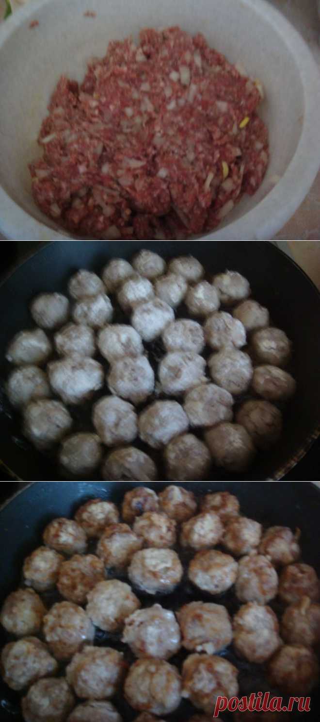 Тефтельки "Пикколо" с соусом.