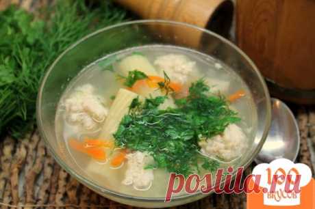 Суп с фрикадельками и макаронами - пошаговый рецепт с фото. Как приготовить.