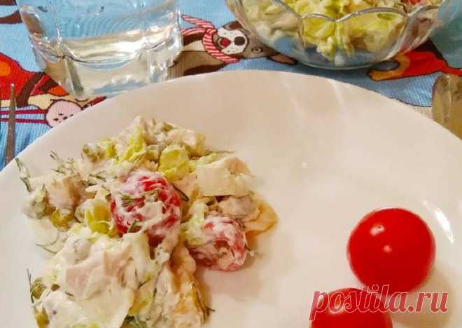 (20) Лёгкий ПП-салат из куриной грудки - пошаговый рецепт с фото. Автор рецепта Людмила🌳 . - Cookpad