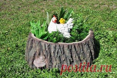 Украшаем пни