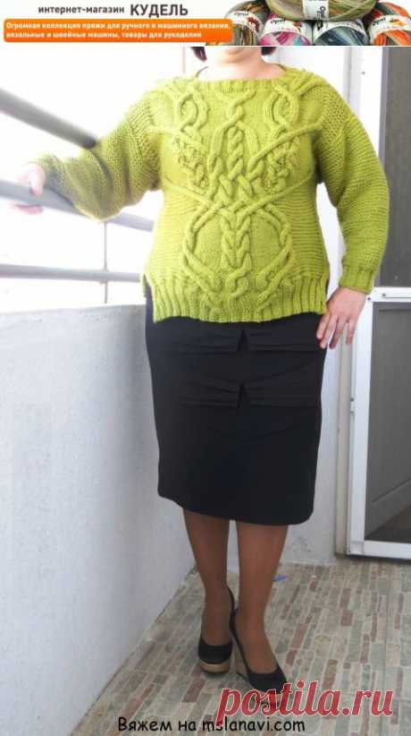 Хвастушка от Рахманлы Нармин. Вязаный пуловер от DEREK LAM | Мисс Лана Ви | Ms Lana Vi