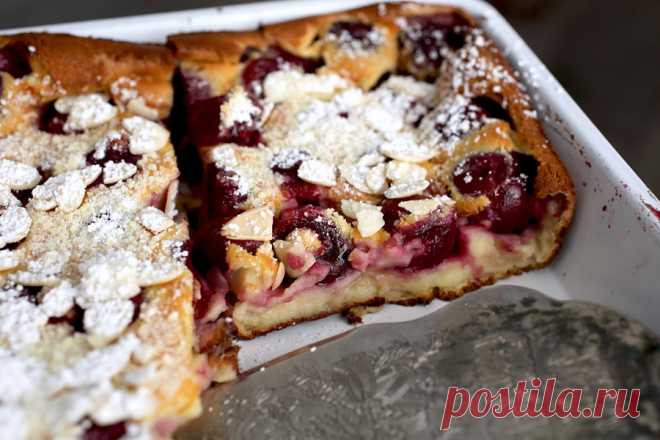 Клафути с Черешней / Cherry Clafouti - Была бы курочка, приготовит и дурочка — LiveJournal