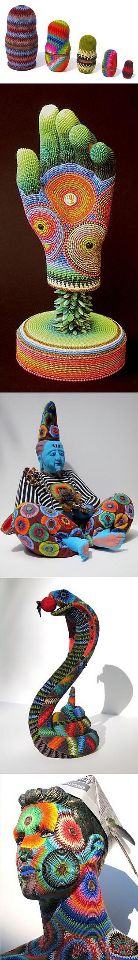 Бисерные скульптуры Jan Huling | СДЕЛАЙ САМ!