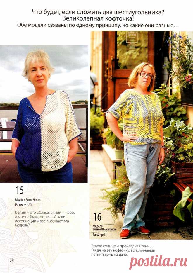 Вязаная одежда для солидных дам №5 2023