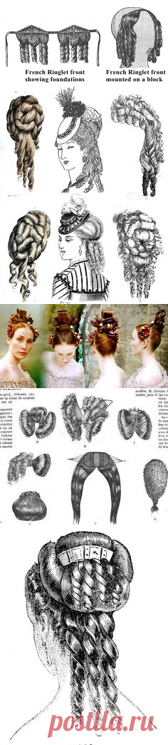 scan0024 French Ringlet front | Victorian - 1850s Fashion | Французский