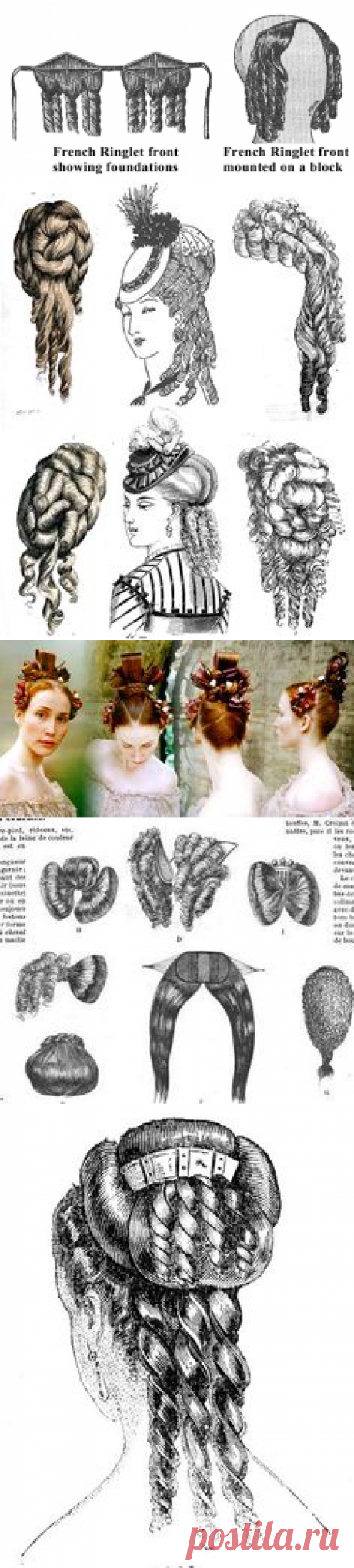 scan0024 French Ringlet front | Victorian - 1850s Fashion | Французский