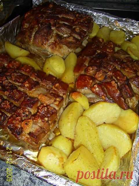 Сочное мясо в чайном маринаде.