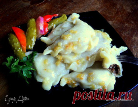 Вареники с мясом. Гилуны