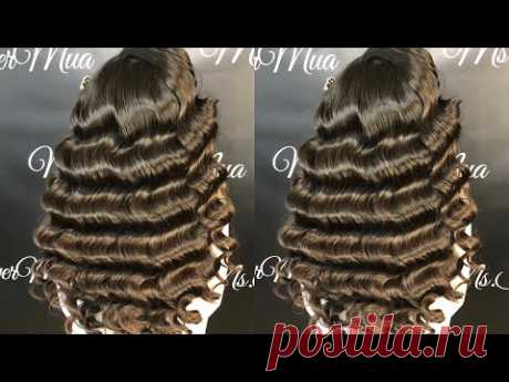 Como hacer ondas de agua - paso a paso - ondas de sirena - principiantes - peinados - waves