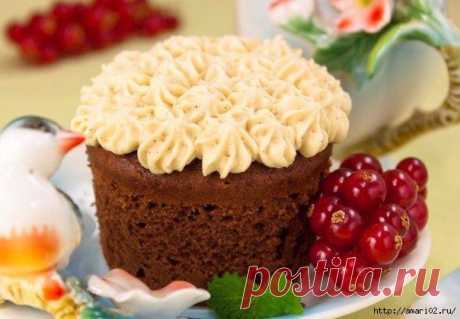 Шоколадные кексы с джемом..