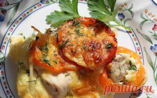 Запеканка из курицы с болгарским перцем и помидорами рецепт с фото пошагово - 1000.menu