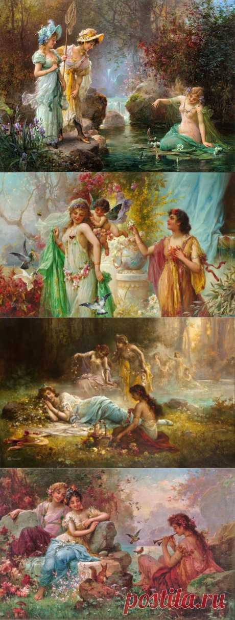 Hans Zatzka (Ханс Зацка, 1859-1945, Austrian) \2\