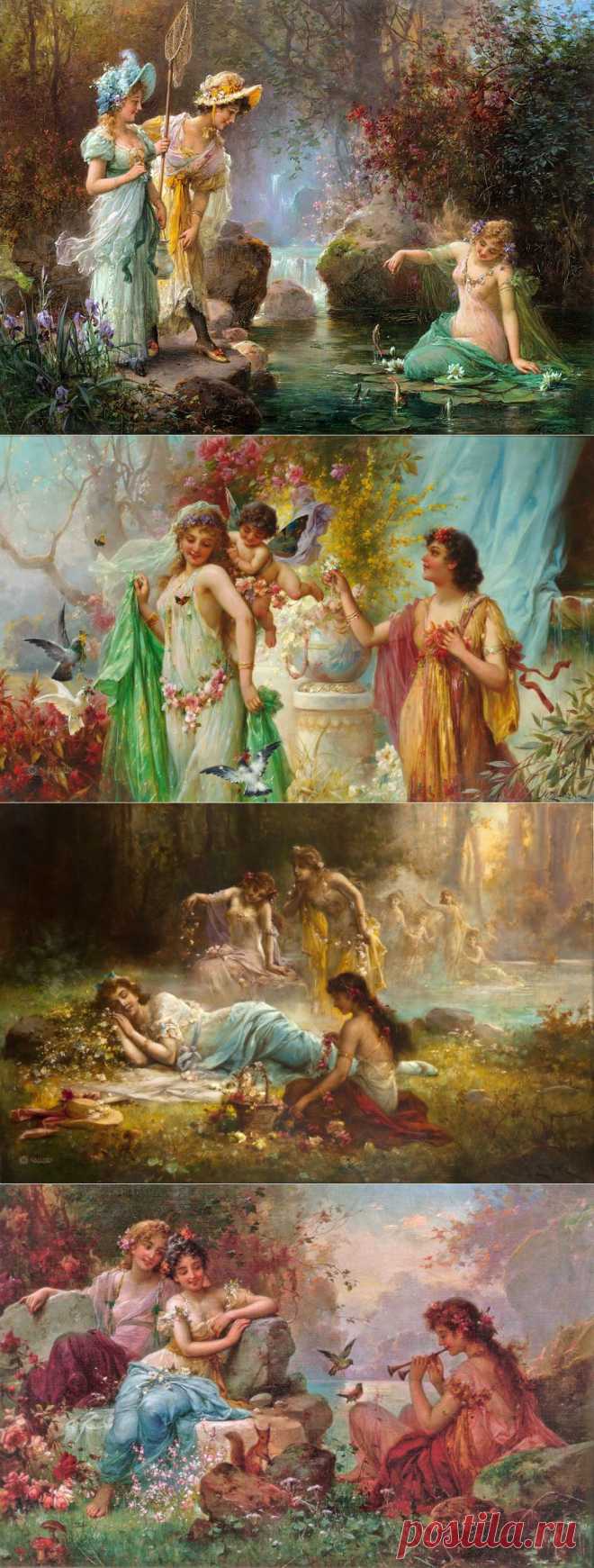 Hans Zatzka (Ханс Зацка, 1859-1945, Austrian) \2\