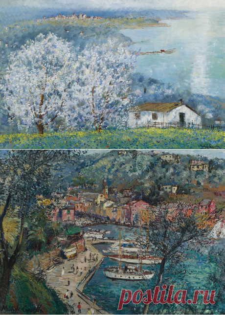 Из коллекции "Сотбис." Итальянский художник Michele Cascella. (1892-1989).