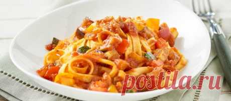 Тальятелле с овощным рагу (Италия)