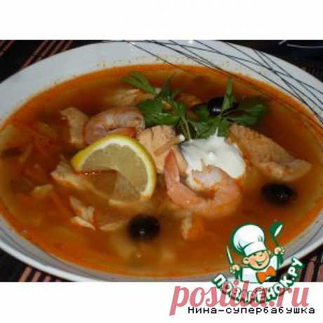 Солянка рыбная &quot;Царская&quot;-бюджетный вариант - кулинарный рецепт