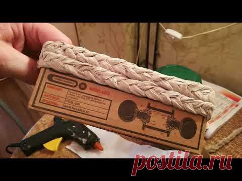 плетеная коробочка снова  из туалетной бумаги