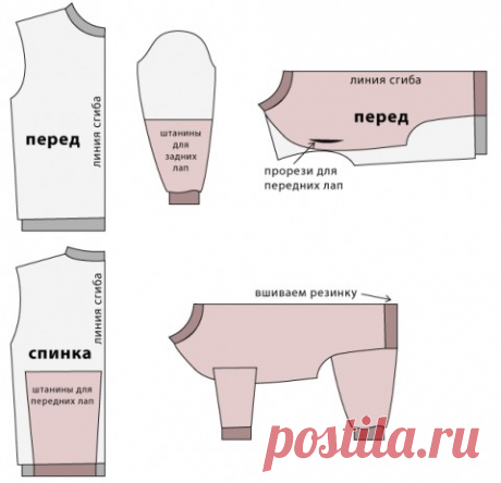 Вязаная одежда для маленьких собак схемы